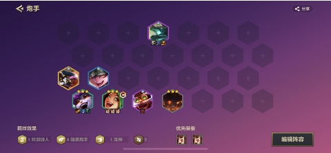 金铲铲之战强袭炮手阵容搭配 强袭炮手怎么玩