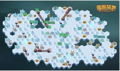 剑与远征奇境探险雪原禁地怎么过 剑与远征奇境探险雪原禁地攻略路线图
