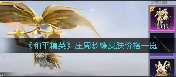 和平精英庄周梦蝶多少钱 和平精英庄周梦蝶价格及上线