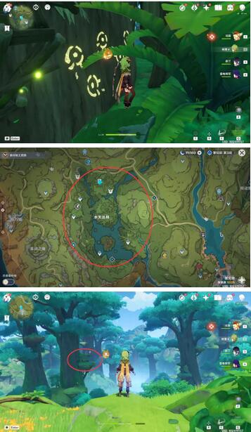 原神水天丛林大树平台华丽宝箱怎么开启 原神水天丛林大树平台华丽宝箱解谜攻略