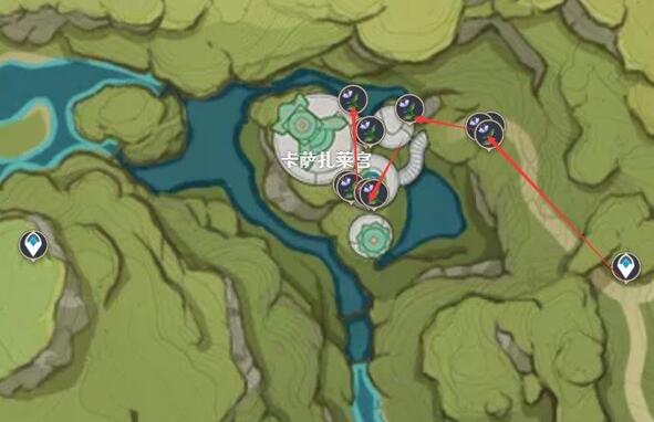 原神帕蒂沙兰最佳采集路线是什么 原神帕蒂沙兰最佳采集路线介绍