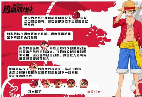 航海王热血航线新世界路飞技能怎么样 新世界路飞技能介绍