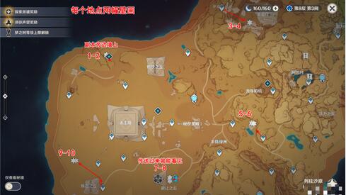 原神须弥沙漠壁画在哪里找 原神须弥沙漠10处壁画位置分布一览