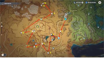 原神沙漠地图限时挑战点位在哪 原神沙漠地图限时挑战点位位置大全