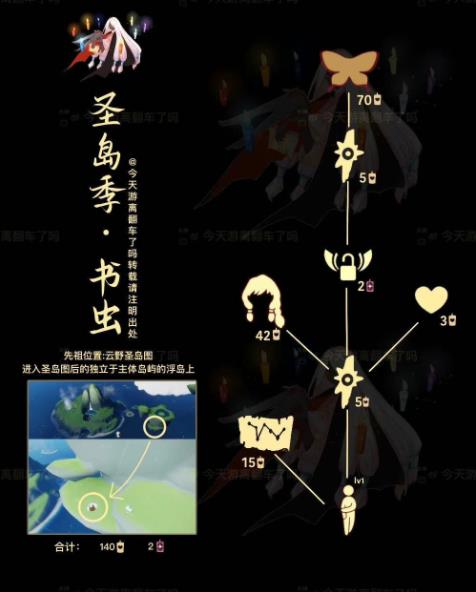 光遇书虫先祖位置及兑换图是什么 光遇书虫先祖位置及兑换图一览