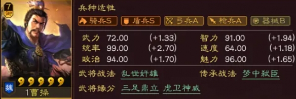 三国志战略版魏国核心武将曹操怎么样 三国志战略版魏国武将最强介绍