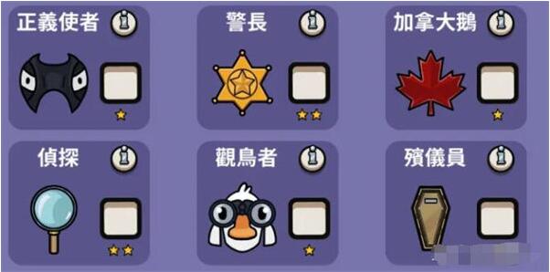 鹅鸭杀职业有哪些 鹅鸭杀职业大全