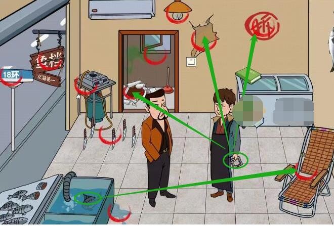 猜字达人鱼档砍价怎么过 猜字达人鱼档砍价帮大哥用最低价租下鱼档通关攻略