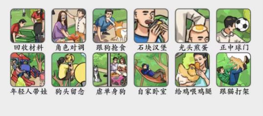 疯狂梗传服了你个老六怎么过 疯狂梗传服了你个老六找出十二个老六行为答案分享