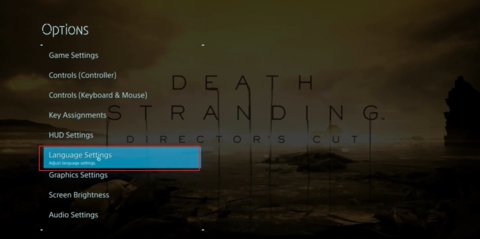 死亡搁浅中文设置方法 死亡搁浅在哪改中文