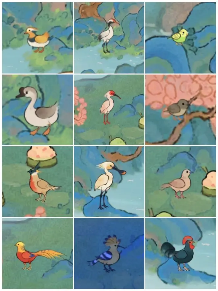 桃源深处有人家倦鸟汀攻略 鸟类图鉴