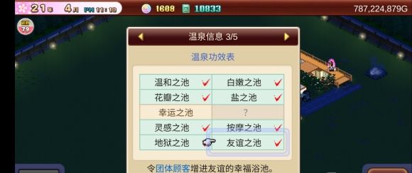温泉物语2温泉功效怎么激活 温泉物语2温泉功效大全