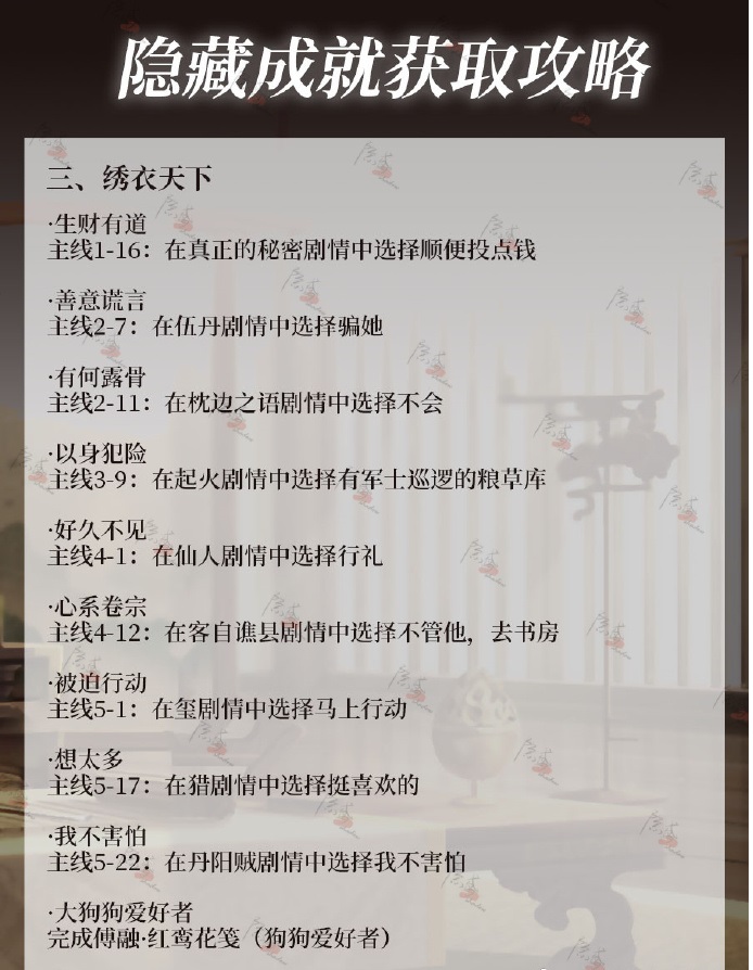 代号鸢隐藏成就获取攻略