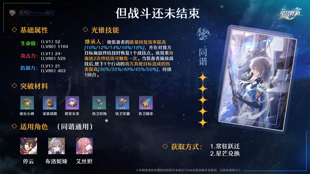 崩坏星穹铁道全五星光锥一图流图鉴分享