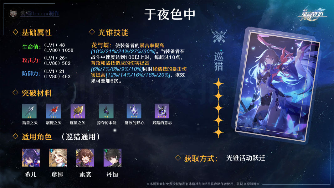 崩坏星穹铁道全五星光锥一图流图鉴分享