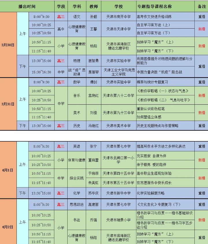 北方网广电云课堂专区在哪里？天津广电云课堂课表怎么看？