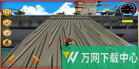 摩托车越野岛跳跃 