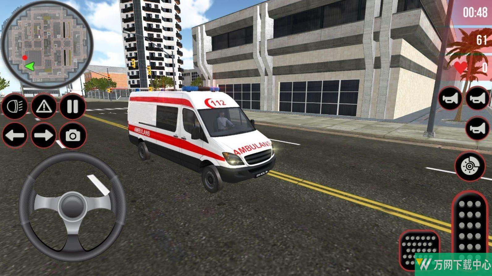 救护车紧急救援人员 