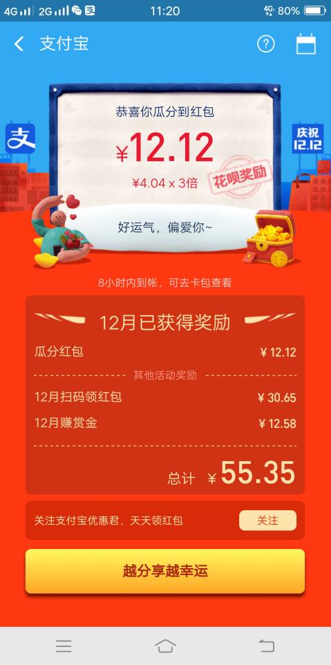 支付宝瓜分15亿最高分到多少？支付宝15亿红包最高瓜分金额介绍