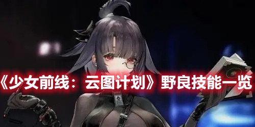少女前线：云图计划野良技能一览：物理伤害与减益效果