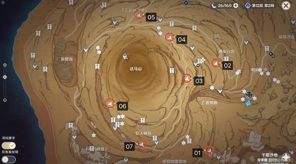原神千壑沙地仙灵宝箱怎么收集？千壑沙地仙灵宝箱获取具体位置大全